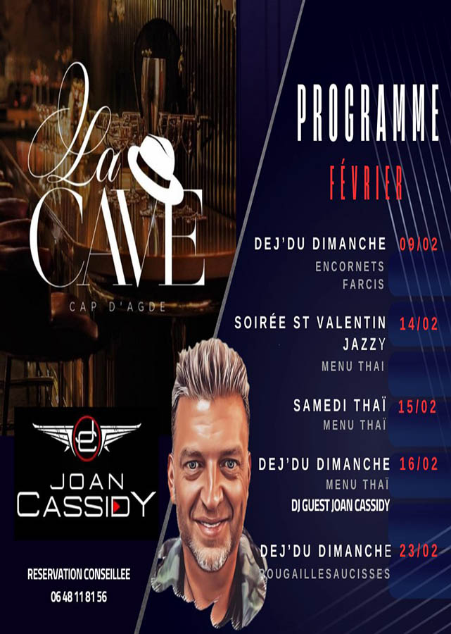 Visuel de l'événement Dej' Du Dimanche  au Cap d'Agde