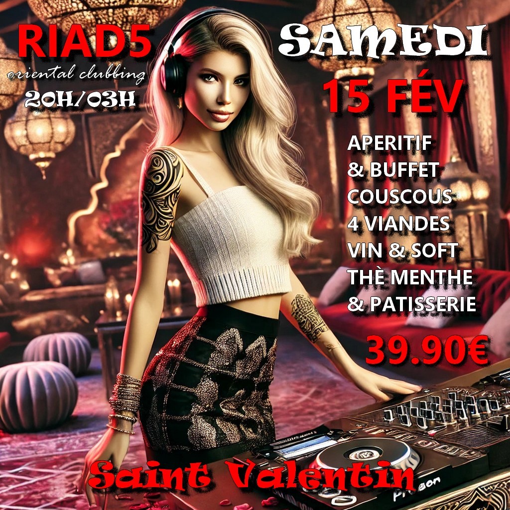 Visuel de l'événement Soirée Orientale au Cap d'Agde