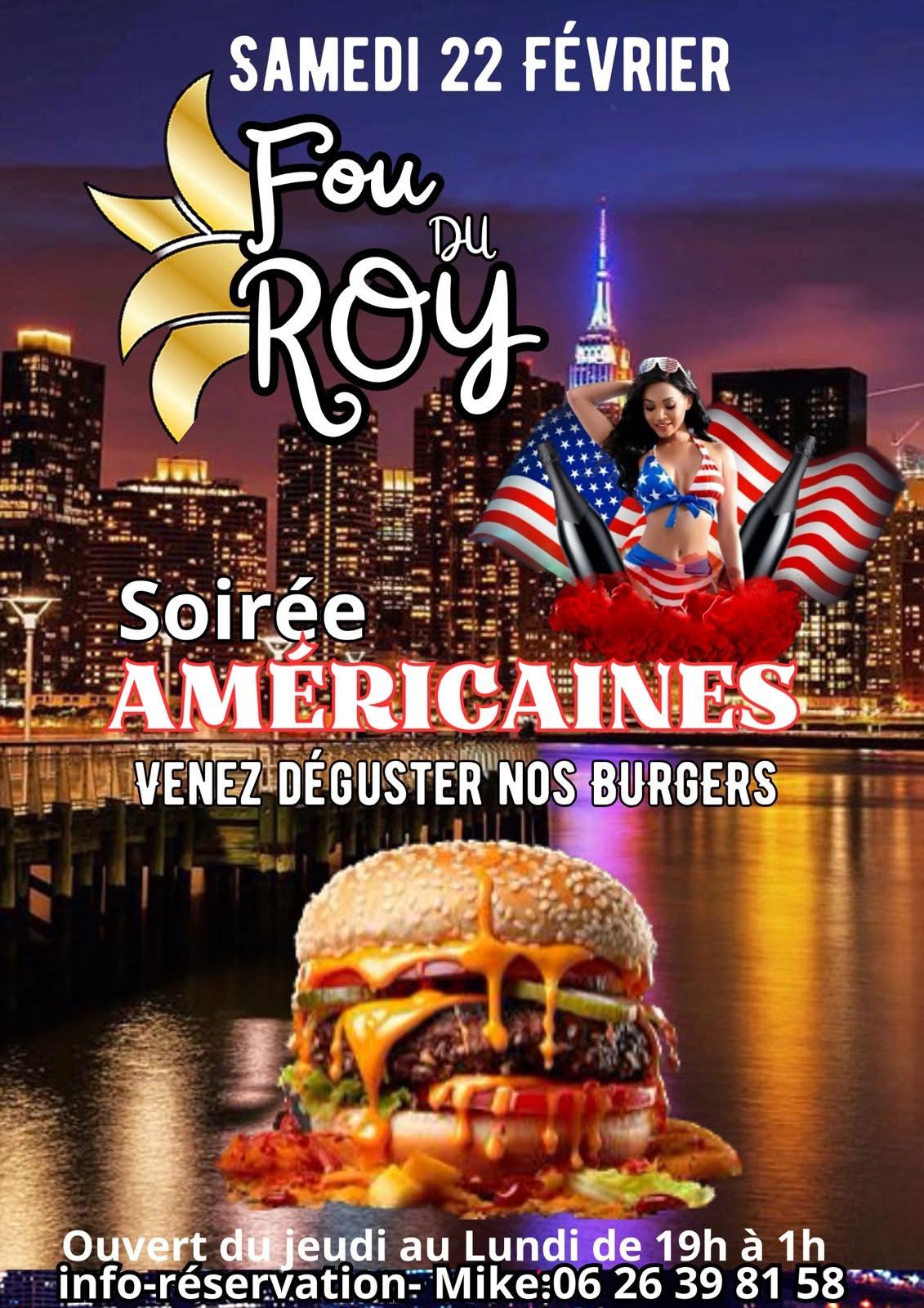 Visuel de l'événement Soirée Américaine au Cap d'Agde