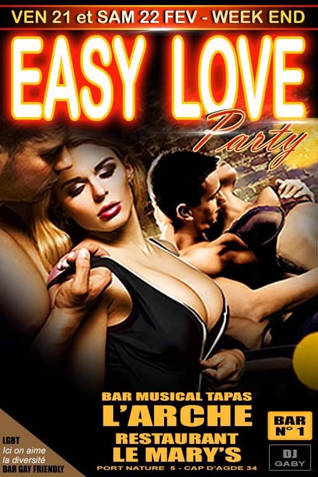 Visuel de l'événement Easy Love au Cap d'Agde