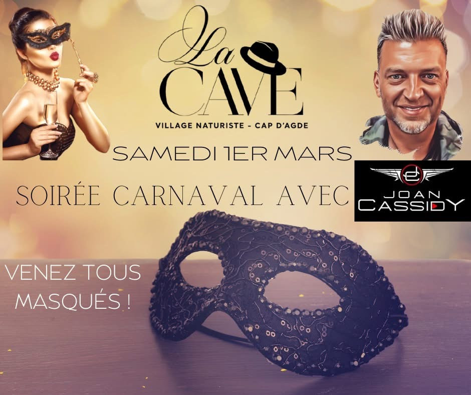 Visuel de l'événement Soirée Carnaval au Cap d'Agde