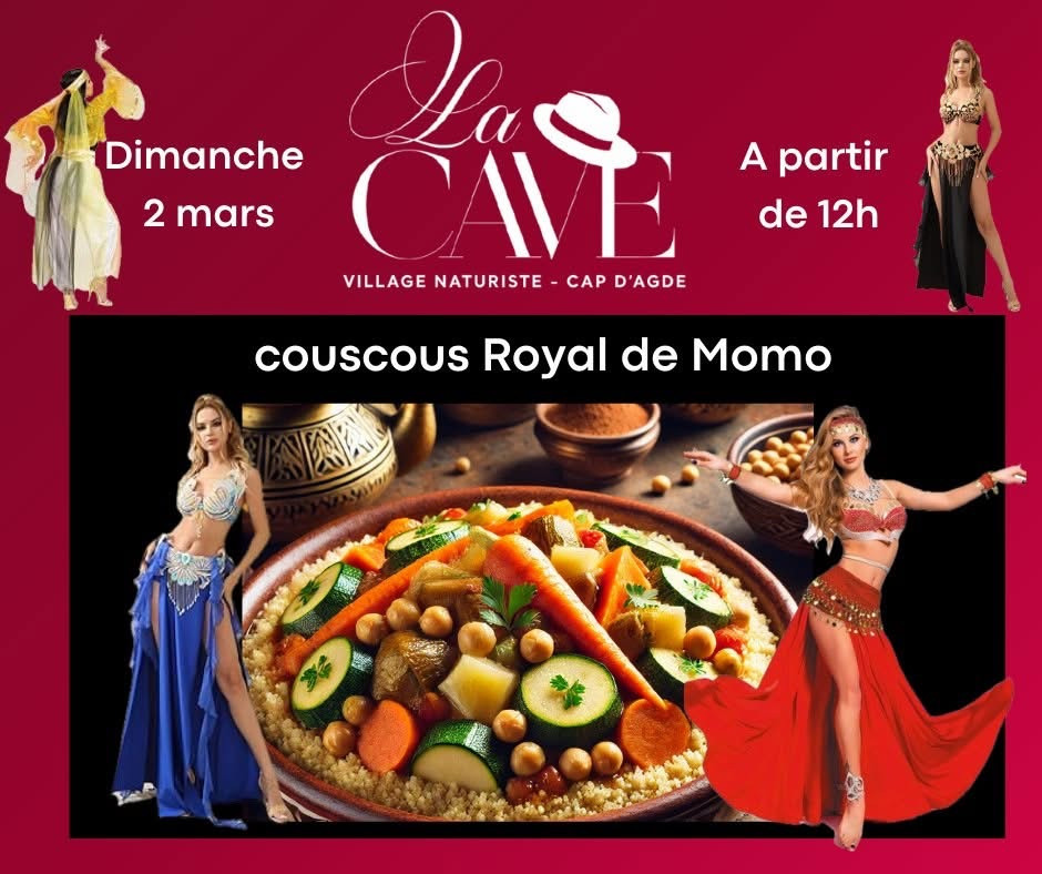 Visuel de l'événement Couscous Royal de Momo au Cap d'Agde