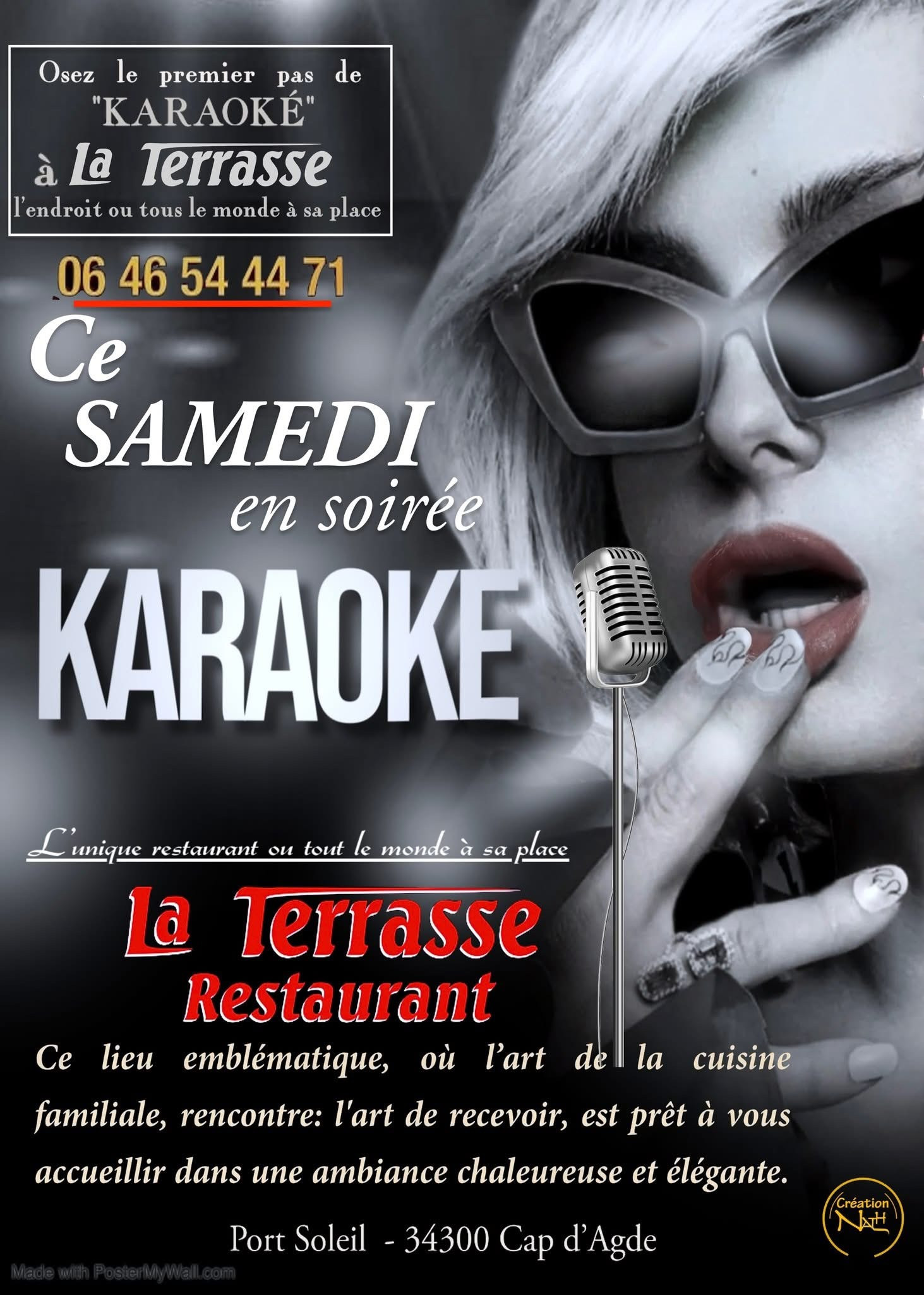 Visuel de l'événement Soirée Karaoké au Cap d'Agde