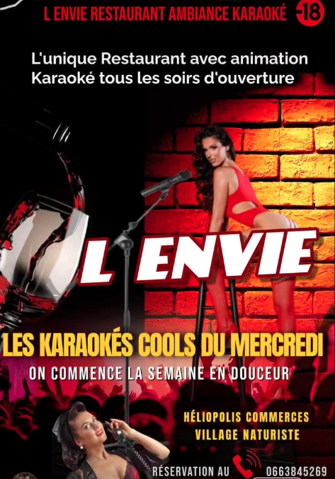 Visuel de l'événement Les Karaoké Cool du Mercredi au Cap d'Agde