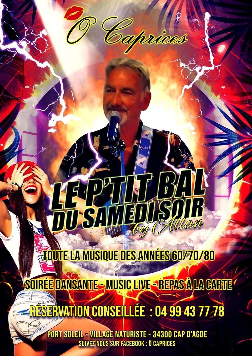 Visuel de l'événement Le p'tit Bal du Samedi Soir au Cap d'Agde