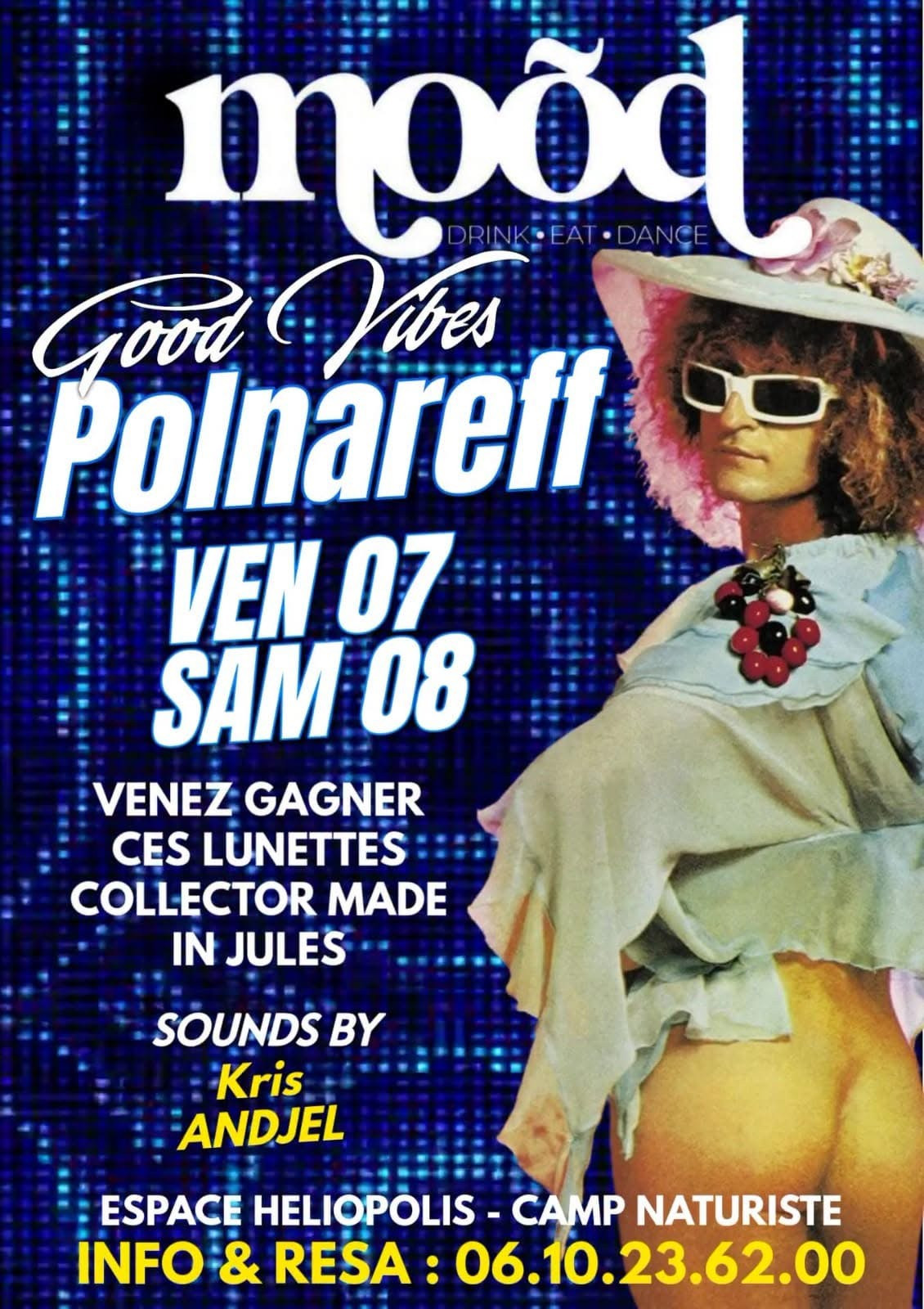 Visuel de l'événement Good Vibes Polnareff au Cap d'Agde
