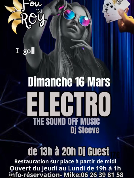 Visuel de l'événement Journée Electro au Cap d'Agde