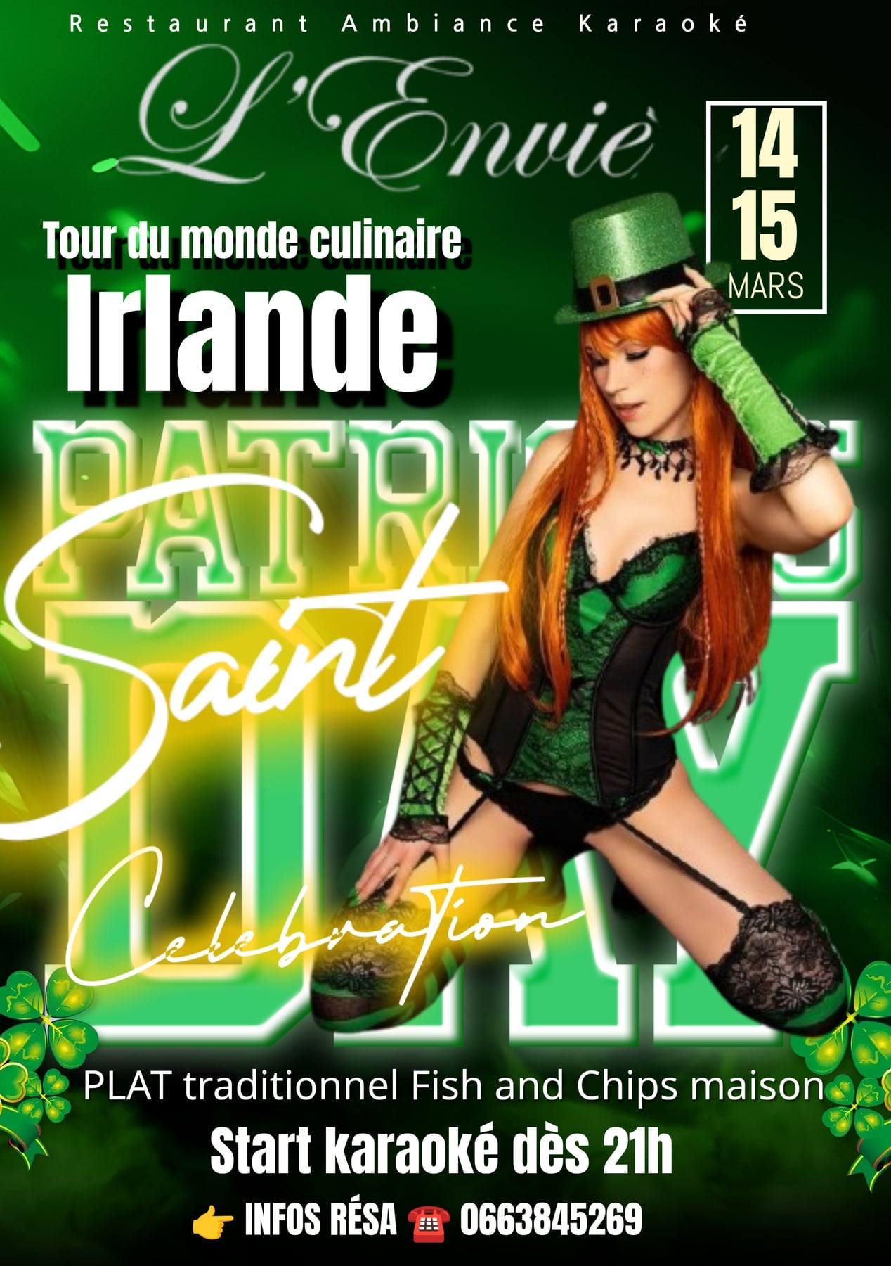 Visuel de l'événement Saint Patrick Day au Cap d'Agde