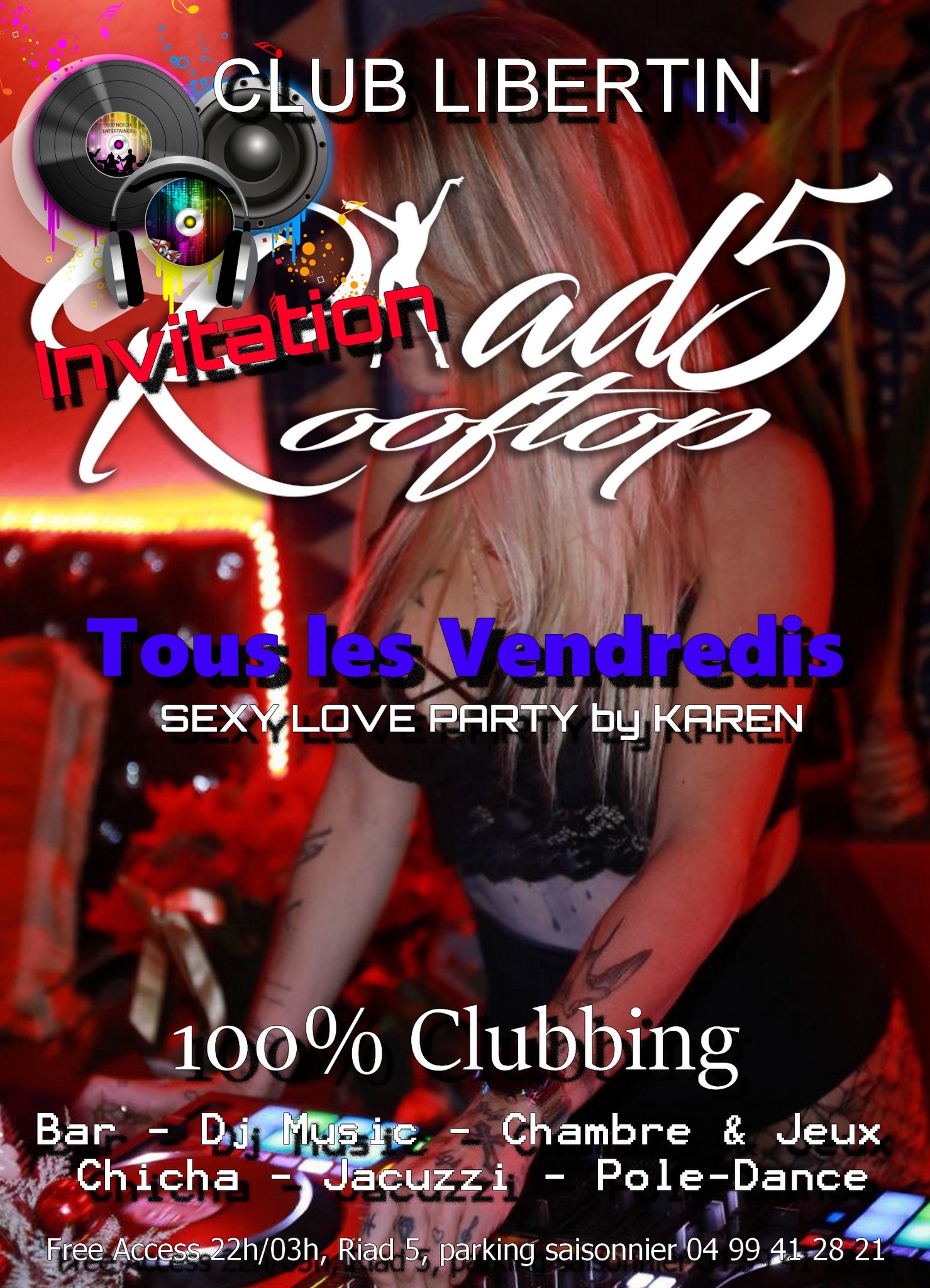 Visuel de l'événement Soirée Sexy Love Party By Karen au Cap d'Agde