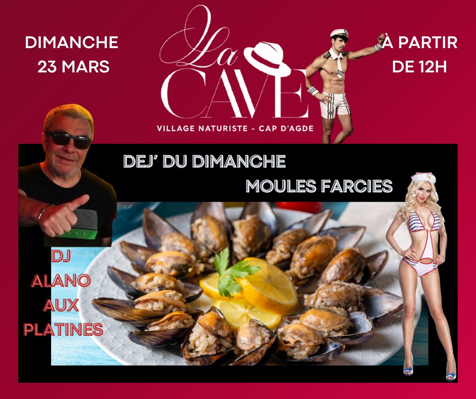 Visuel de l'événement Dej' Du dimanche au Cap d'Agde