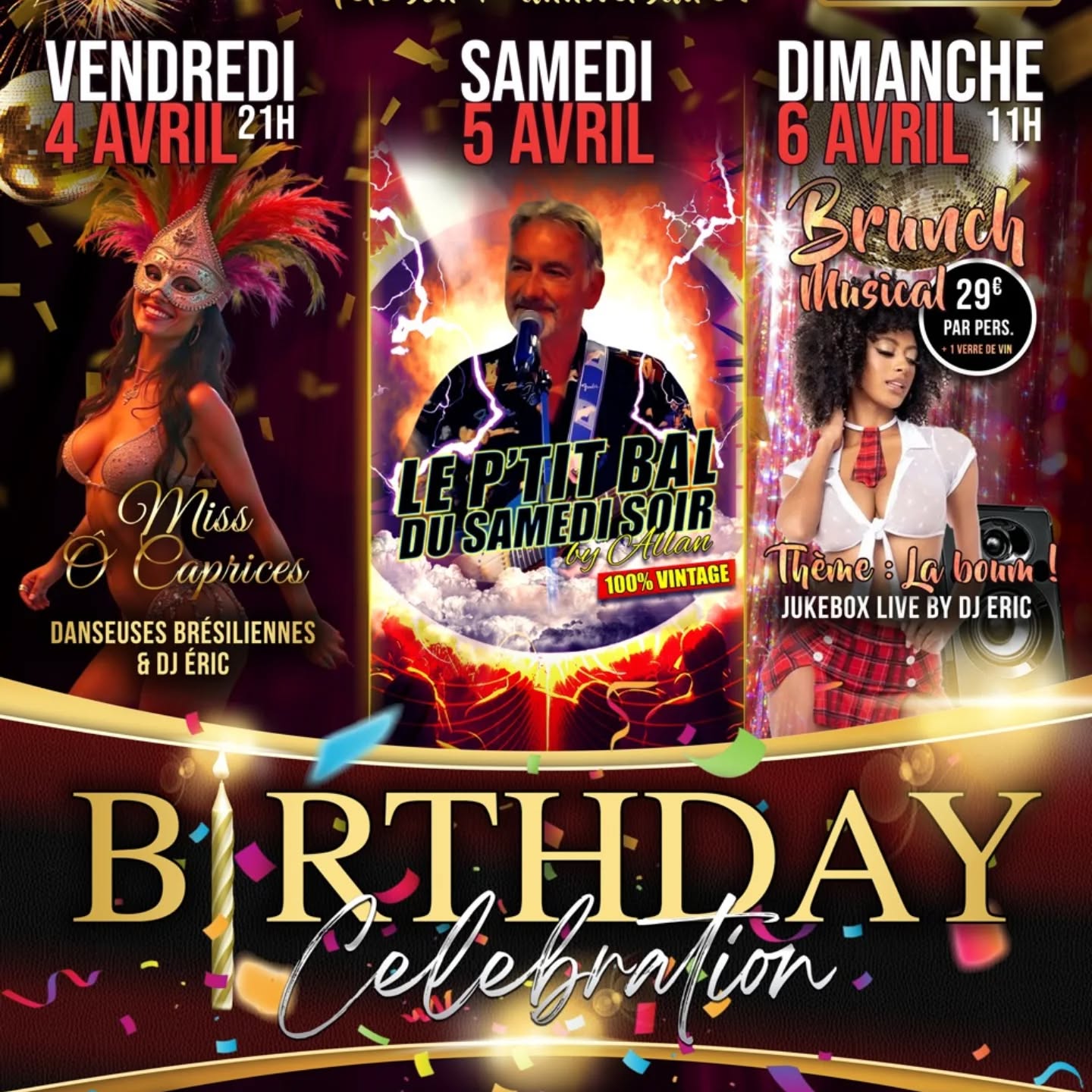 Visuel de l'événement C'est l'anniversaire ! au Cap d'Agde