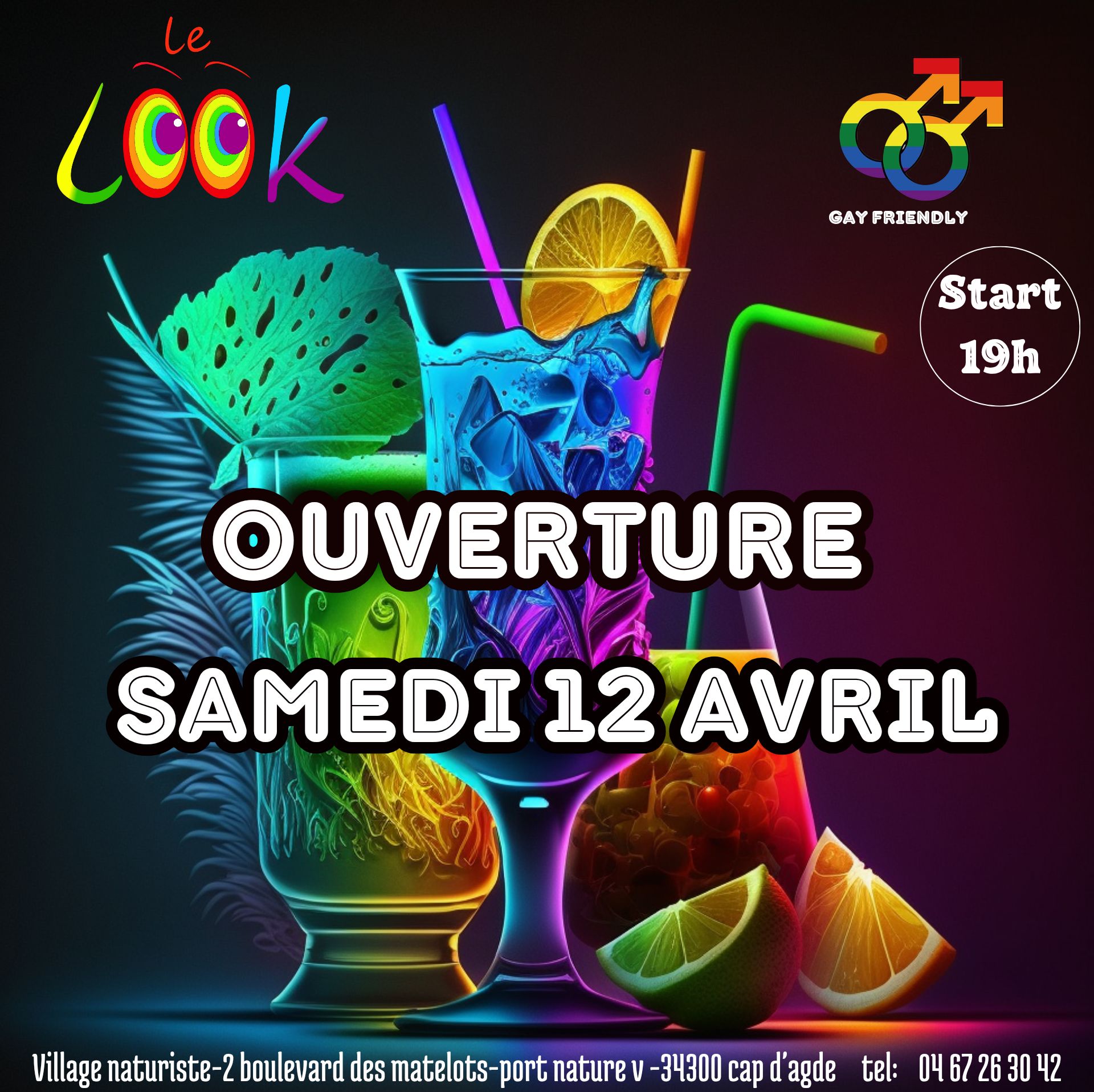 Visuel de l'événement Opening le LOOK au Cap d'Agde