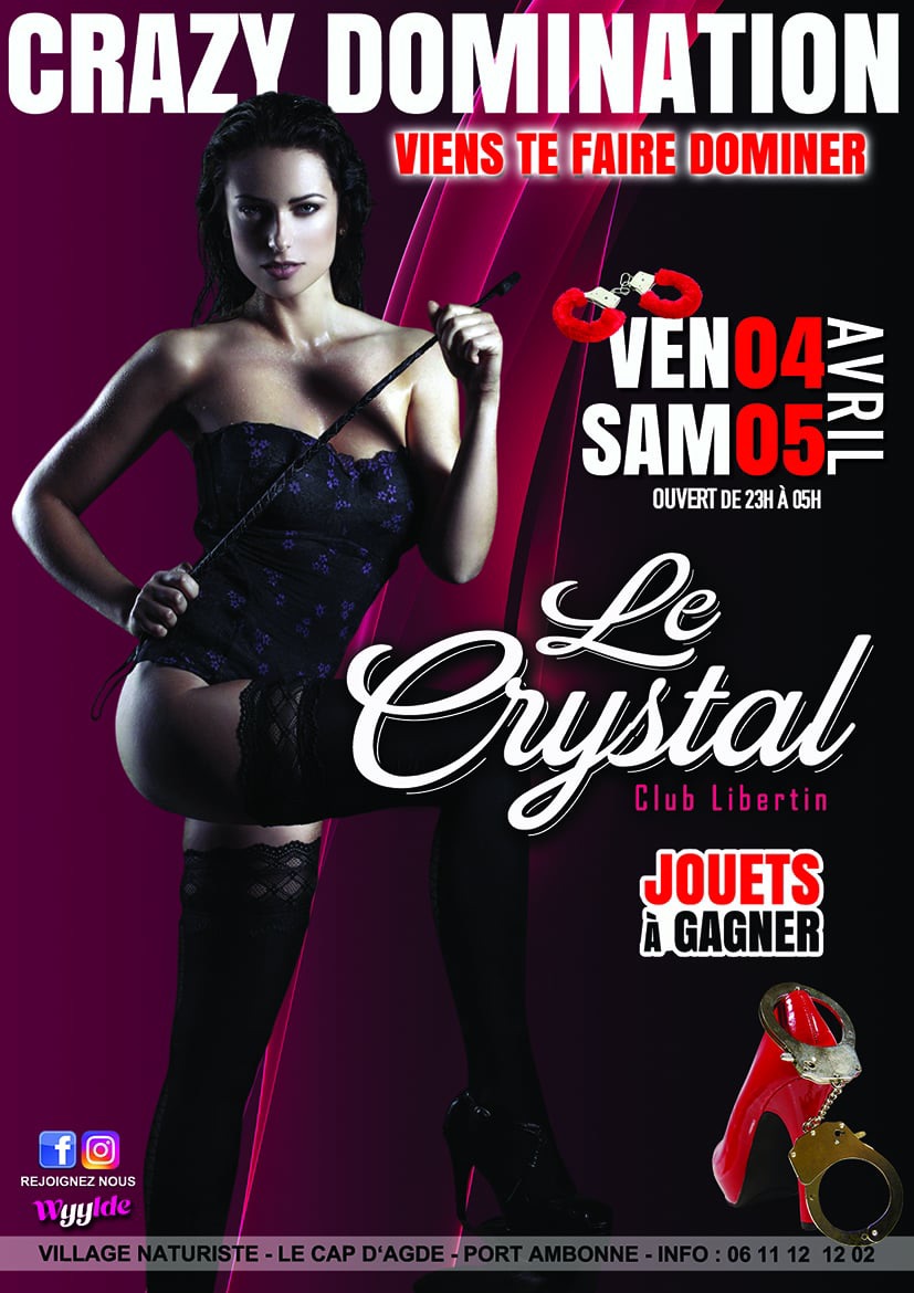 Visuel de l'événement Crazy domination au Cap d'Agde