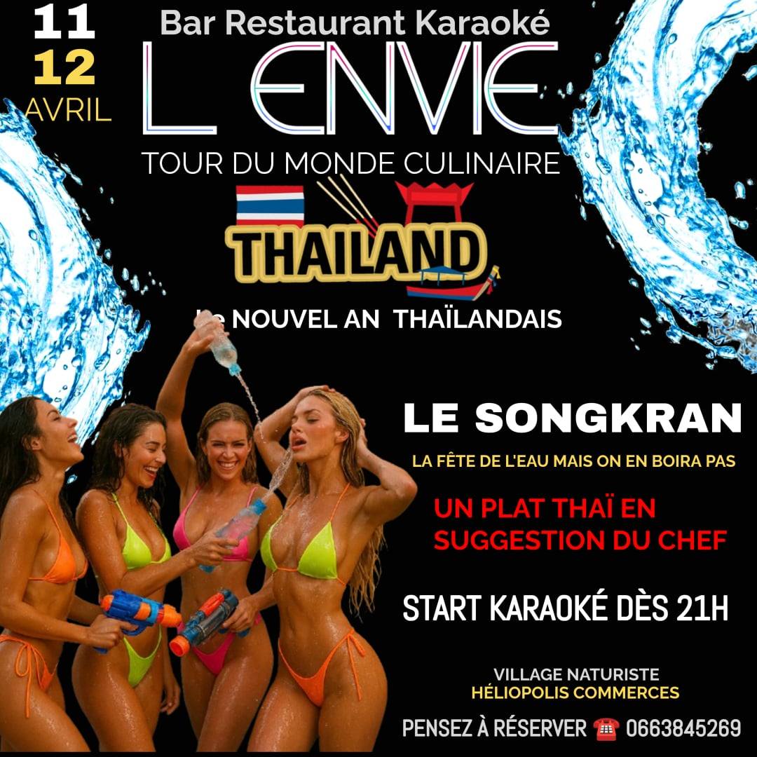 Visuel de l'événement On fête Songkran au Cap d'Agde