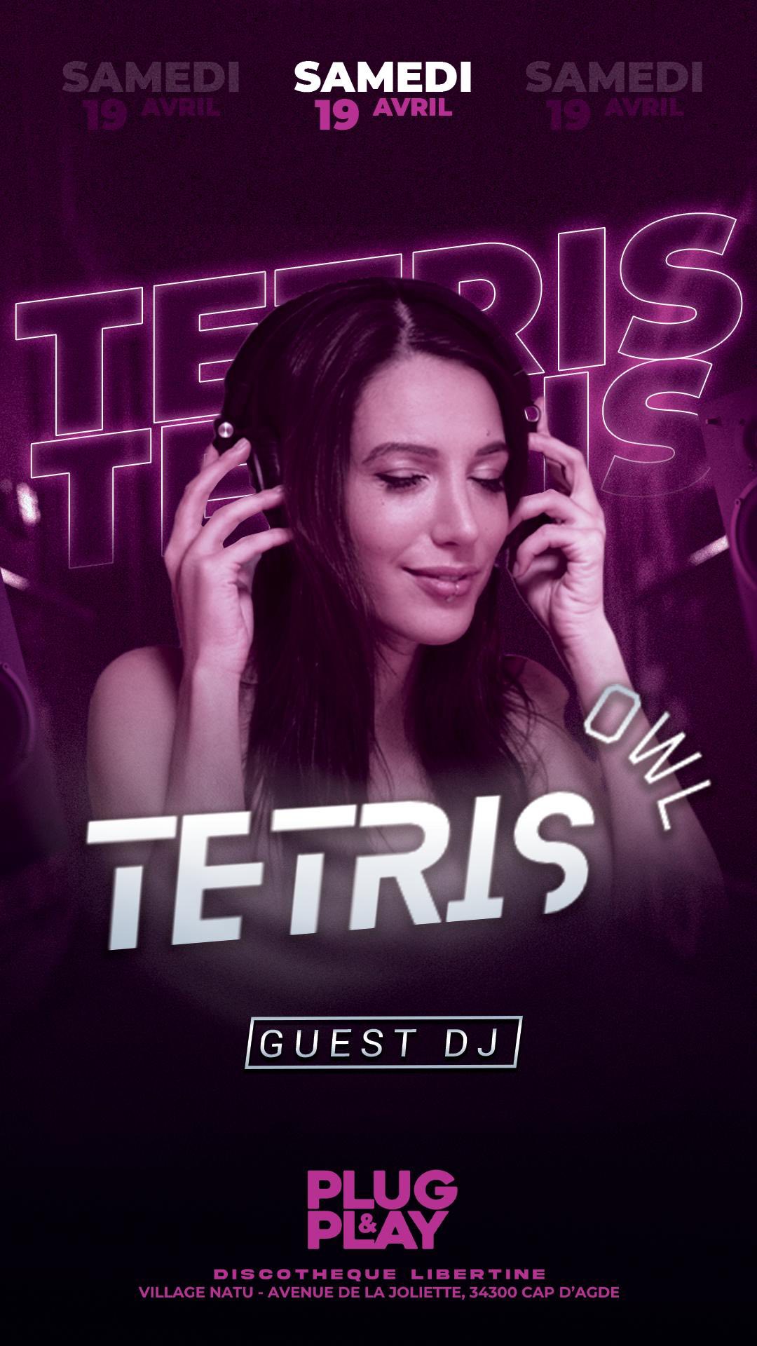 Visuel de l'événement Tetris Owl au Cap d'Agde