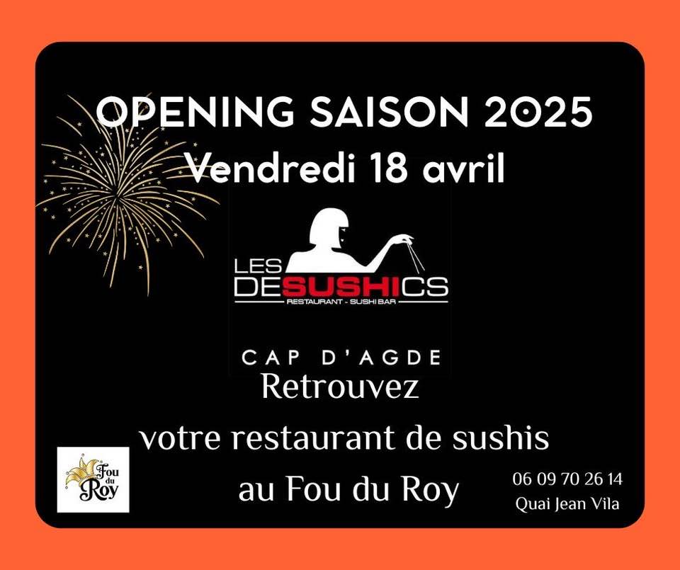 Visuel de l'événement Opening au Cap d'Agde