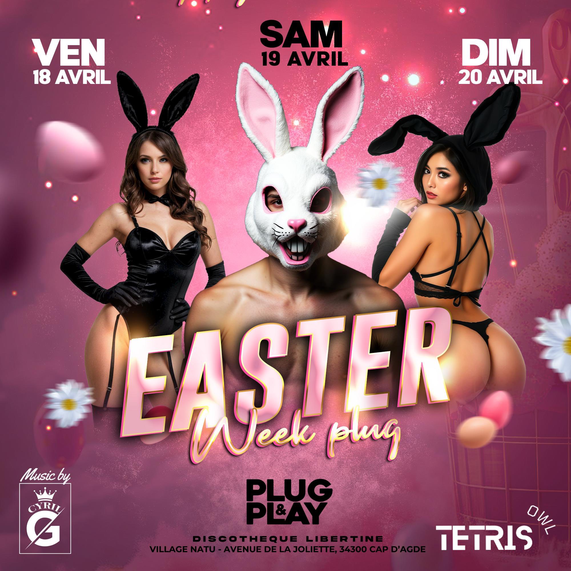 Visuel de l'événement Easter Week Plug au Cap d'Agde