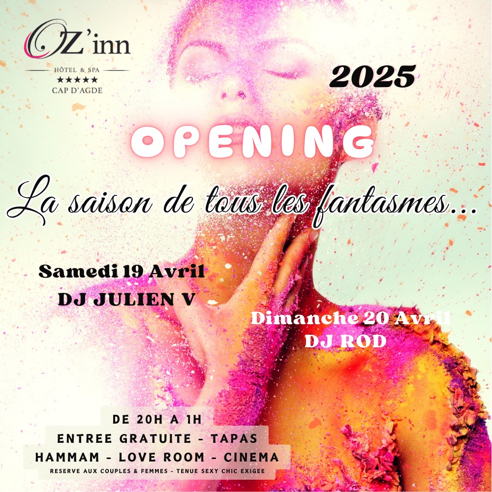 Visuel de l'événement Opening au Cap d'Agde