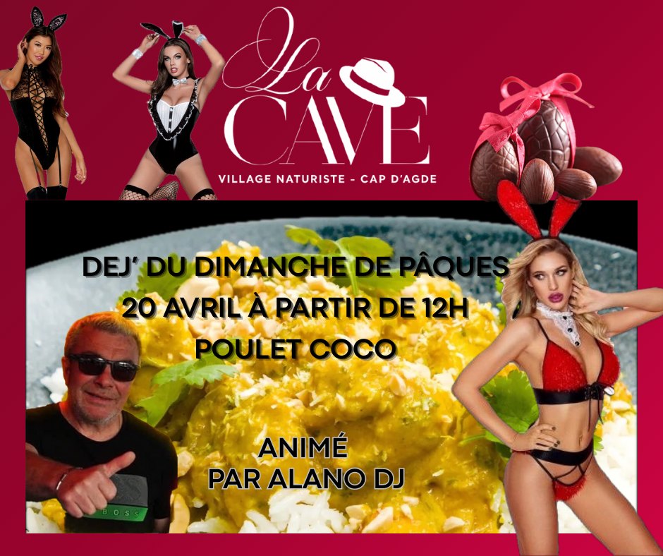 Visuel de l'événement Déjeuner du Dimanche de Pâques au Cap d'Agde