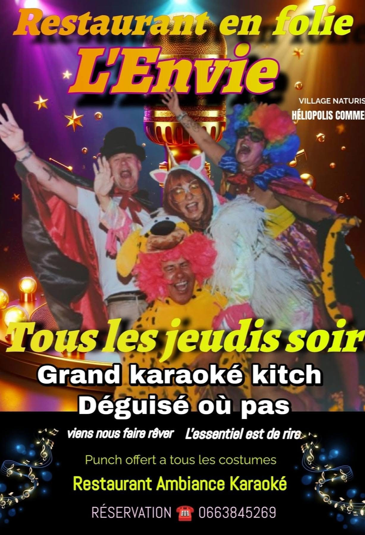 Visuel de l'événement Soirée Kitch au Cap d'Agde