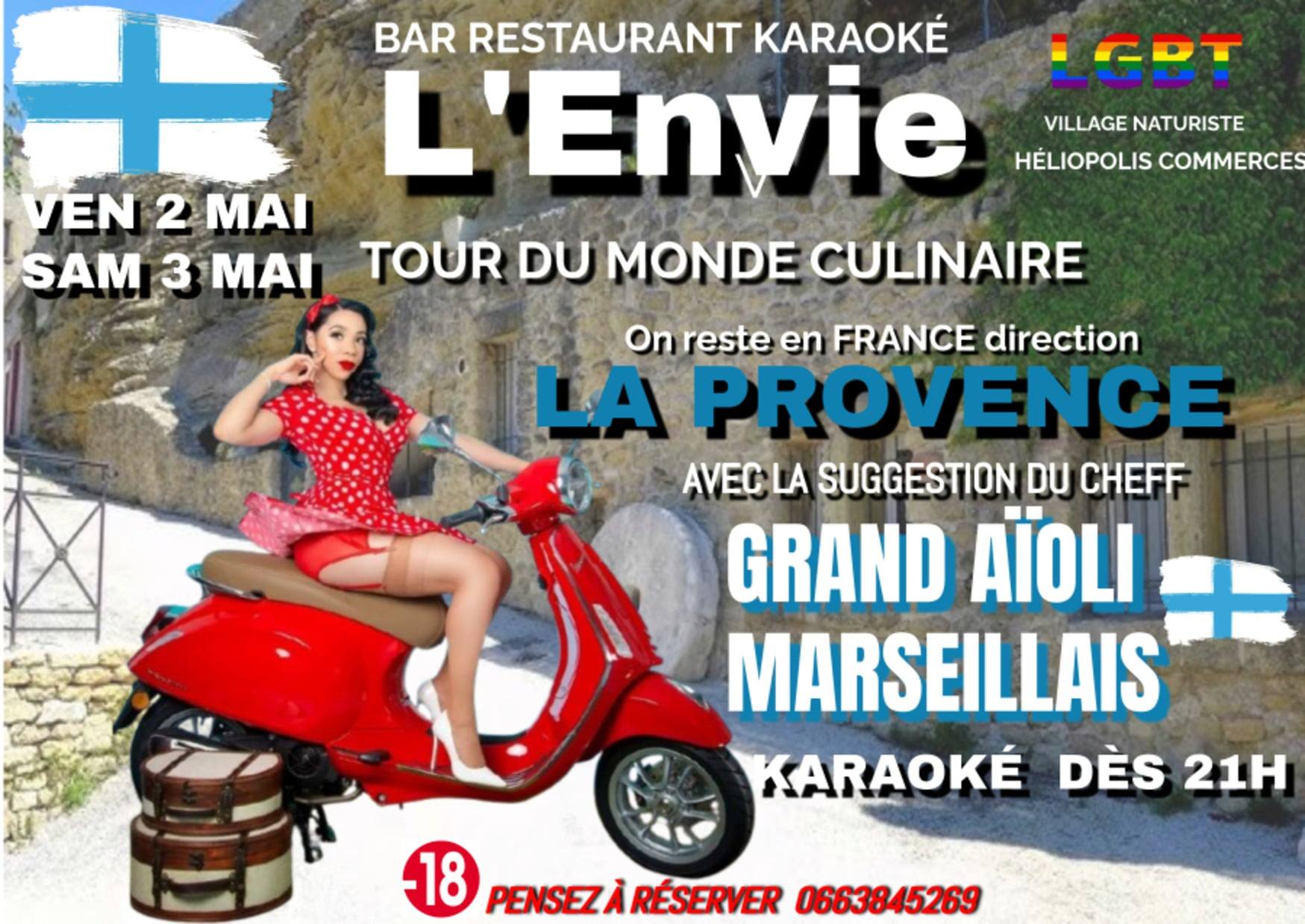 Visuel de l'événement Tour du monde culinaire au Cap d'Agde