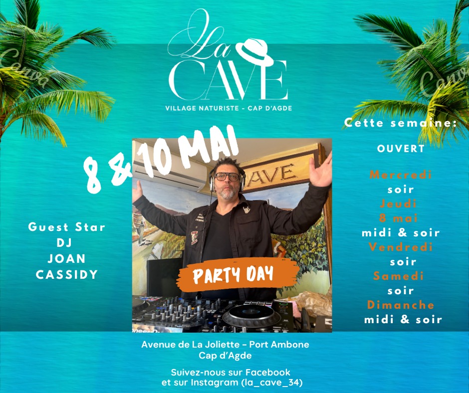 Visuel de l'événement Party Day au Cap d'Agde