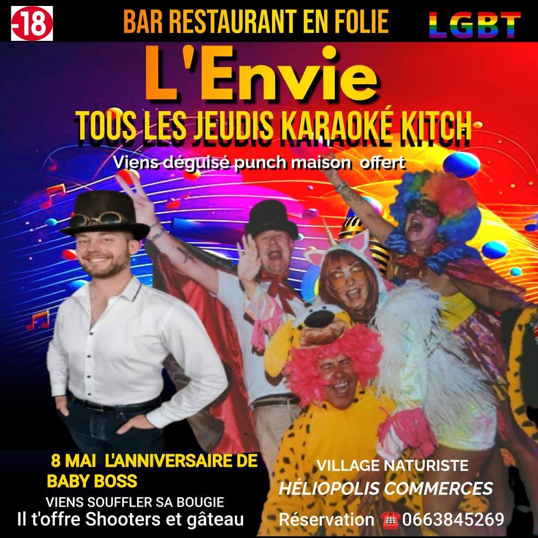 Visuel de l'événement soirée kitch au Cap d'Agde