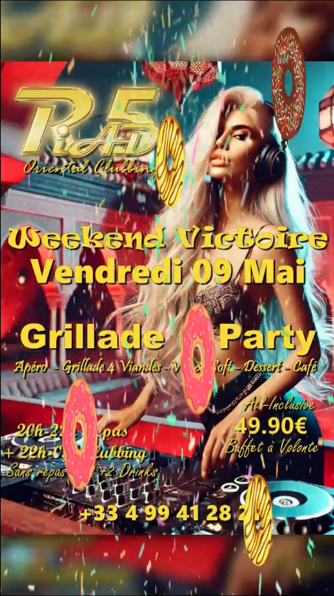 Visuel de l'événement Grillage & Party au Cap d'Agde