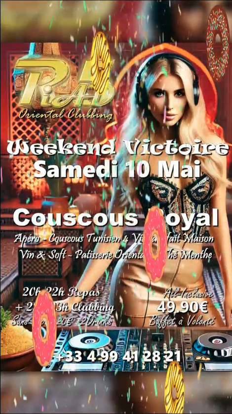 Visuel de l'événement Couscous Royal au Cap d'Agde