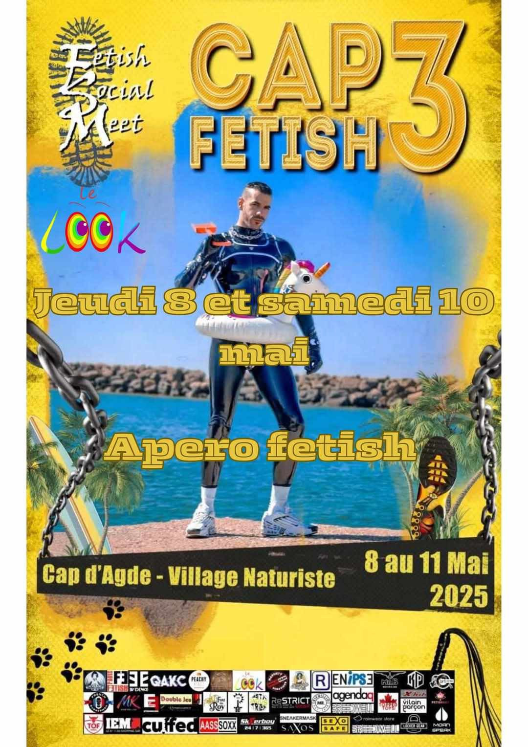 Visuel de l'événement Soirée Fetish au Cap d'Agde