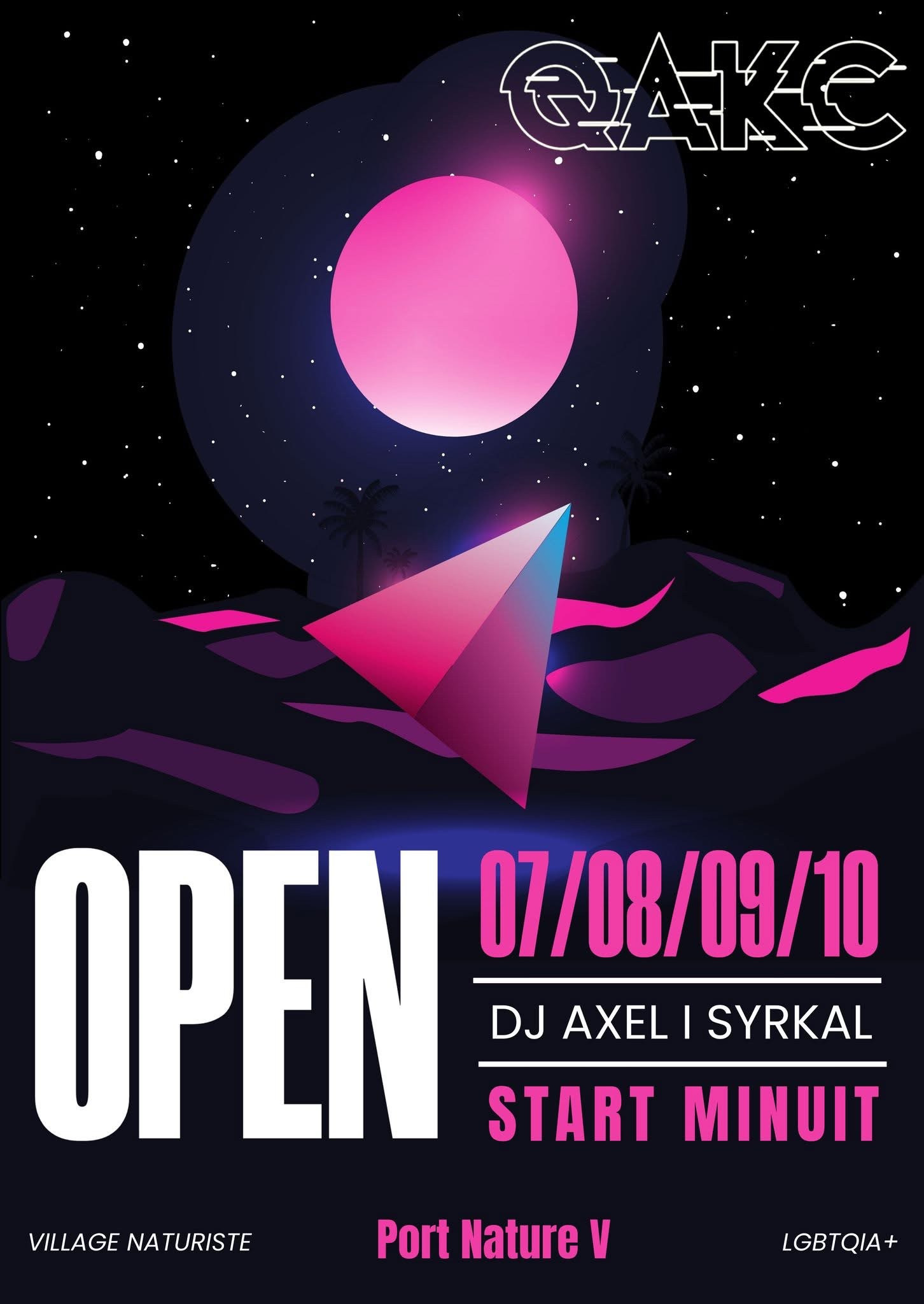 Visuel de l'événement Opening au Cap d'Agde