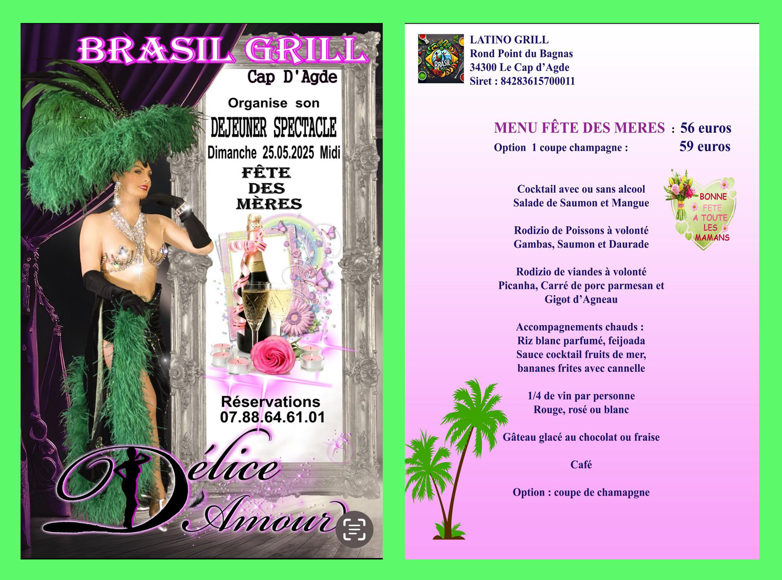 Visuel de l'événement Fête des Mères au Cap d'Agde