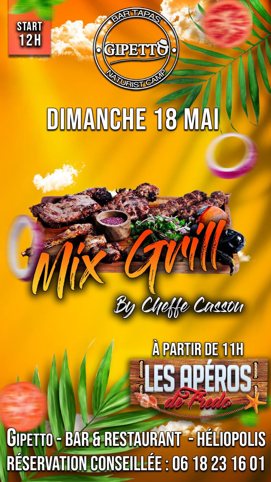 Visuel de l'événement Mix Grill au Cap d'Agde