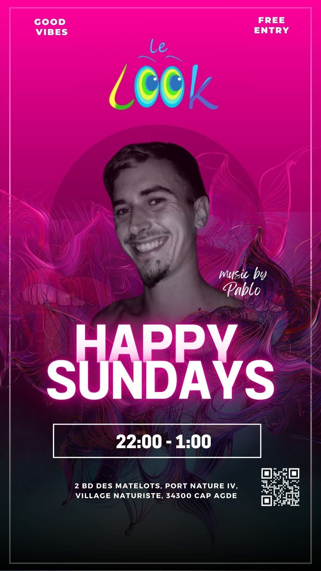 Visuel de l'événement Happy Sundays au Cap d'Agde