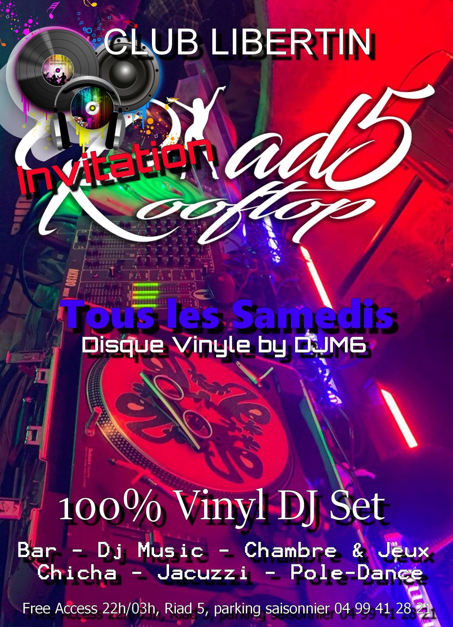 Visuel de l'événement Music 100% vinyl au Cap d'Agde