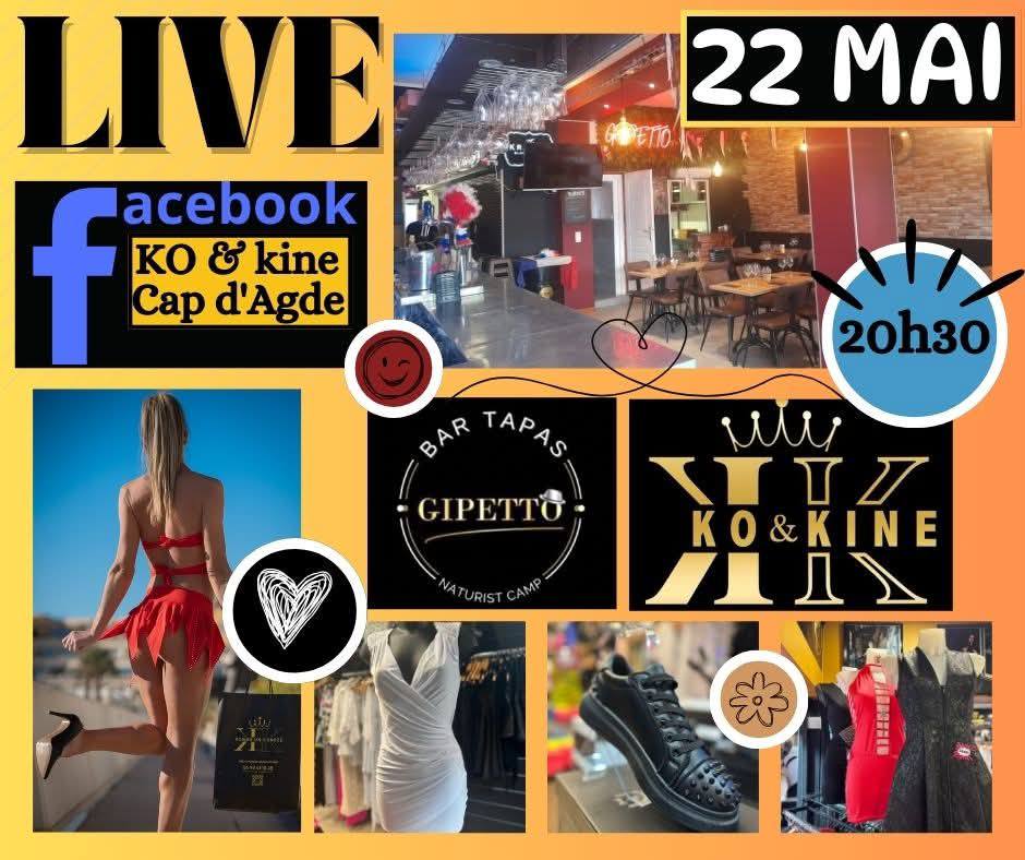 Visuel de l'événement Live Ko&kine au Cap d'Agde