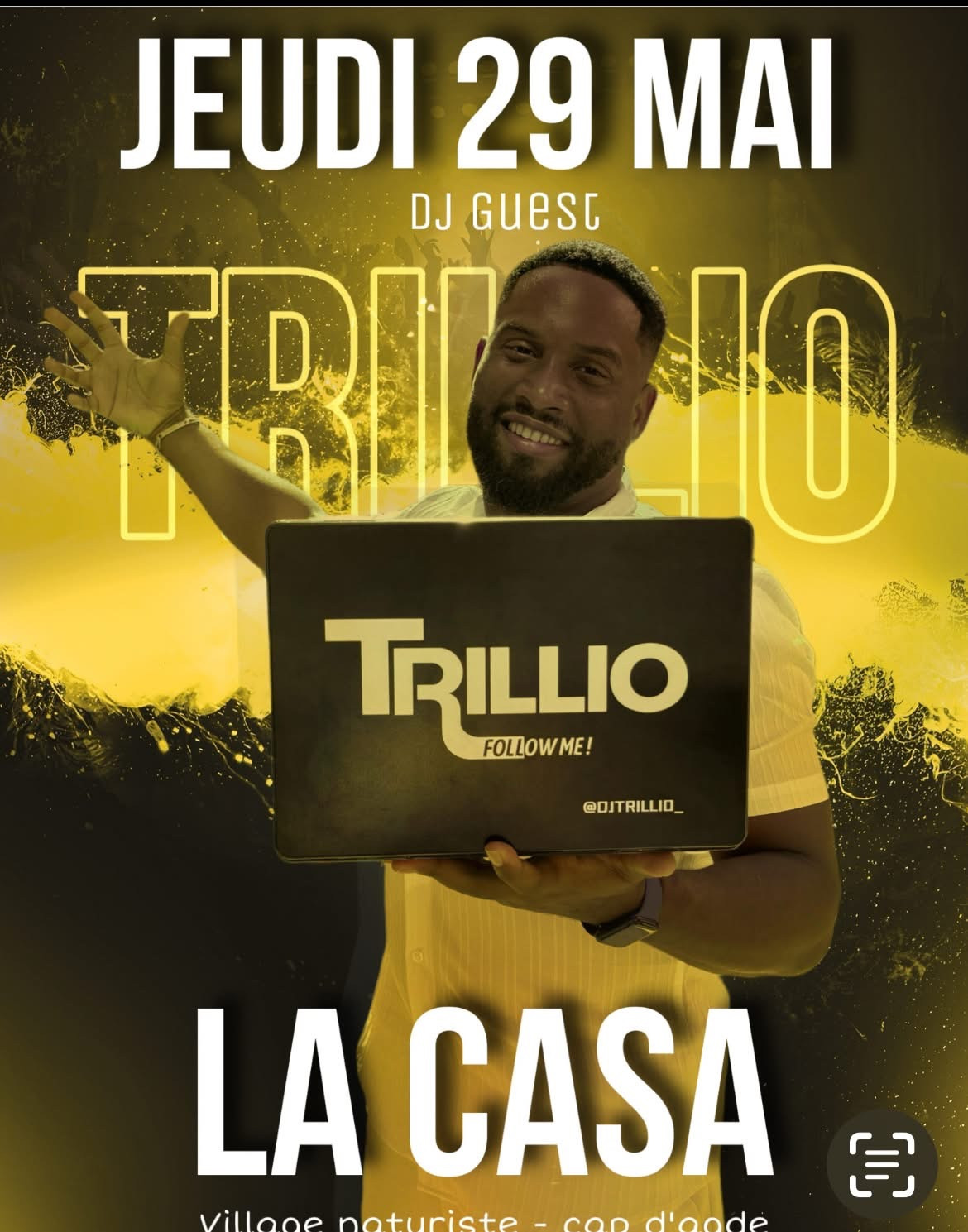 Visuel de l'événement Soirée en musique à La Casa au Cap d'Agde