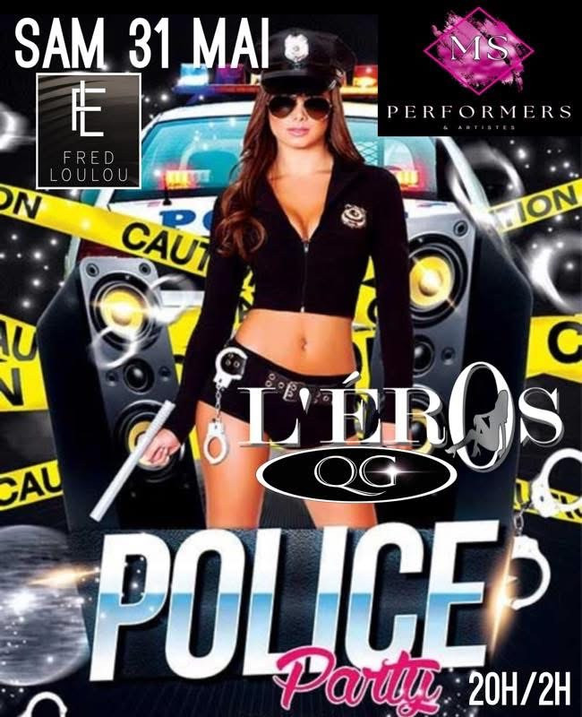 Visuel de l'événement POLICE PARTY à L’EROS au Cap d'Agde