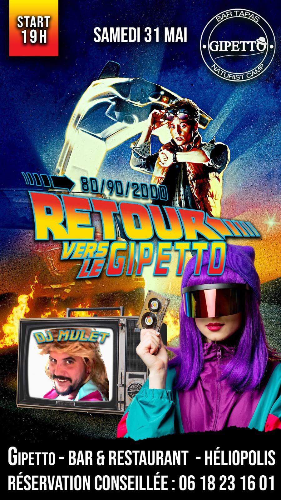 Visuel de l'événement Retour vers le Gipetto au Cap d'Agde