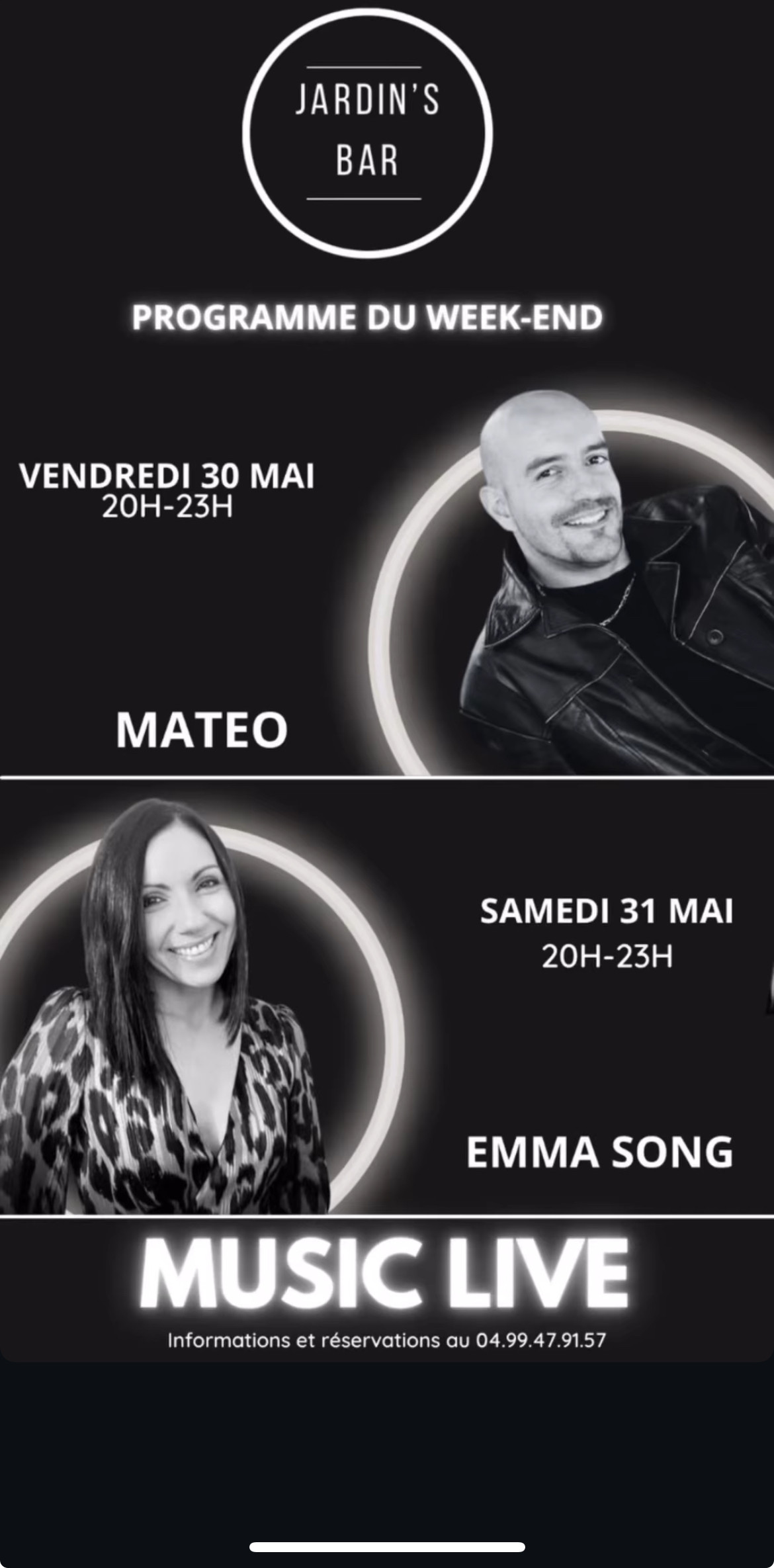 Visuel de l'événement Music Live au Cap d'Agde