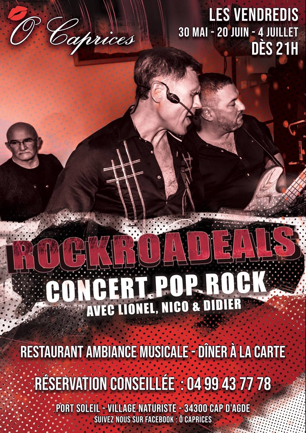 Visuel de l'événement Concert Rock au Cap d'Agde