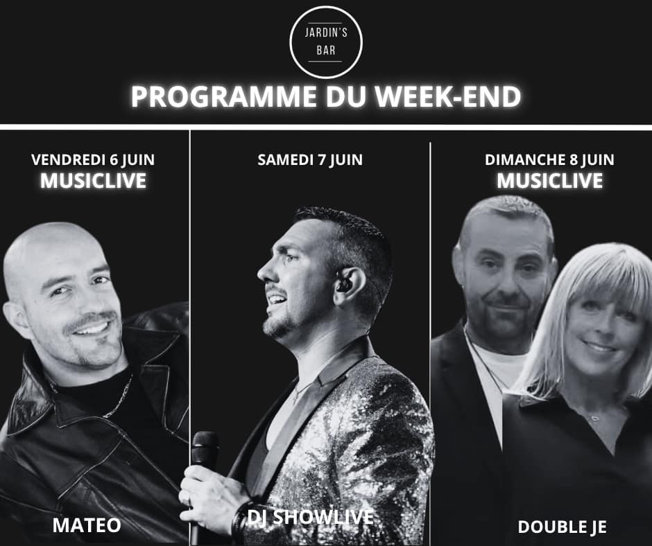 Visuel de l'événement Programme music live au Cap d'Agde