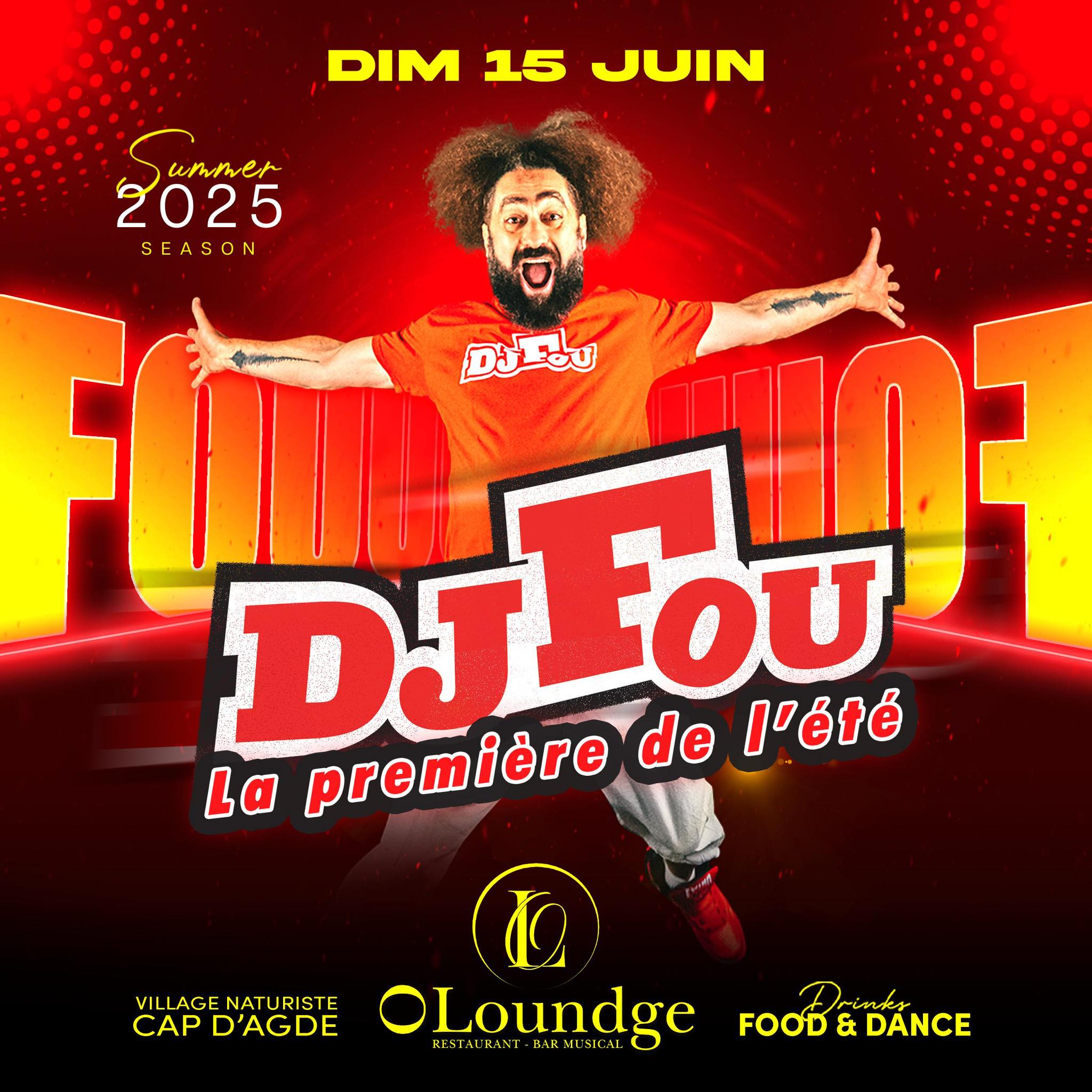 Visuel de l'événement OUVERTURE OFFICIELLE DE LA SAISON ÉTÉ 2025 au Cap d'Agde