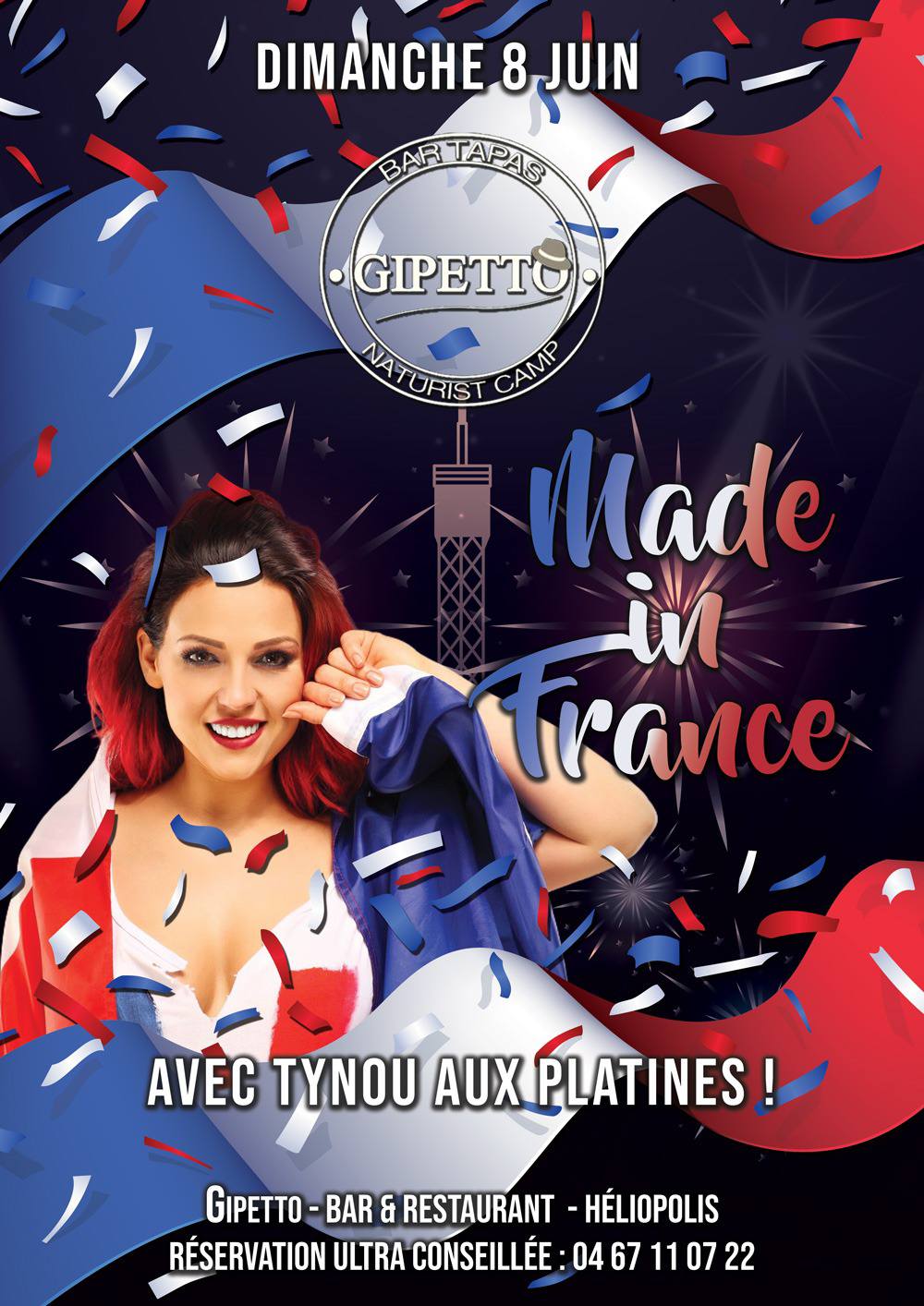 Visuel de l'événement SOIRÉE MADE IN FRANCE ! au Cap d'Agde