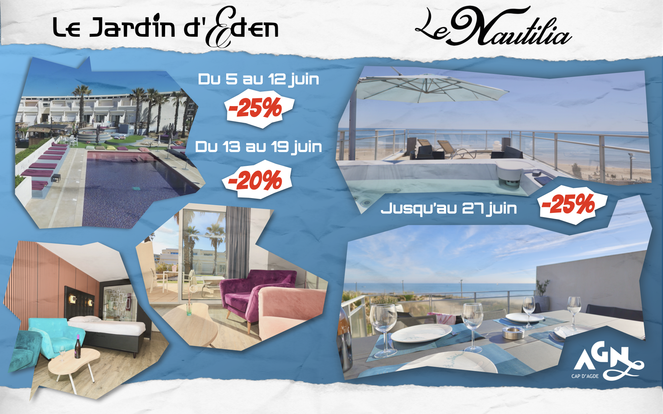 Visuel de l'événement Le mois de Juin au soleil au Cap d'Agde