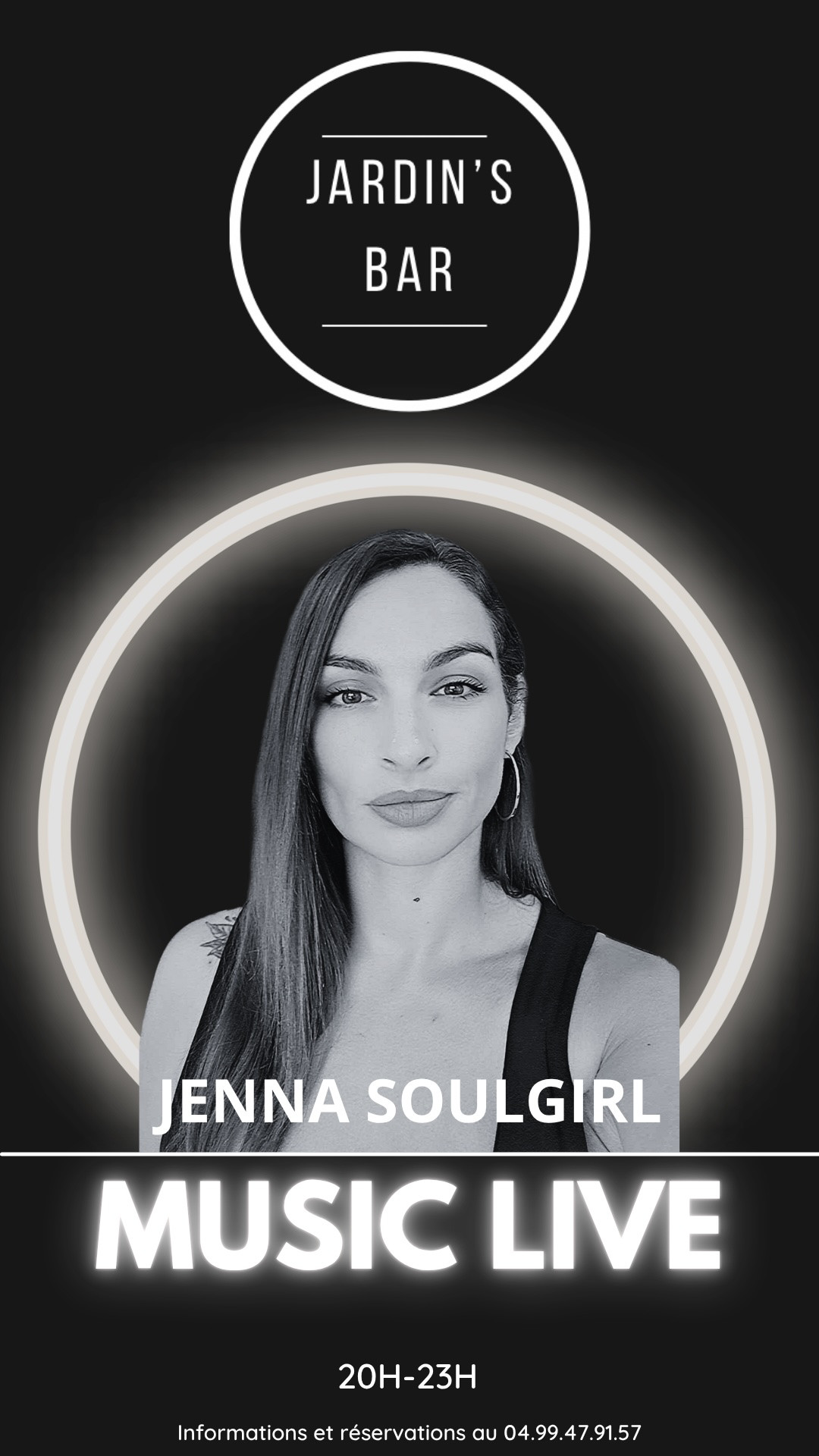 Visuel de l'événement Jenna Soulgirl Music Live au Cap d'Agde