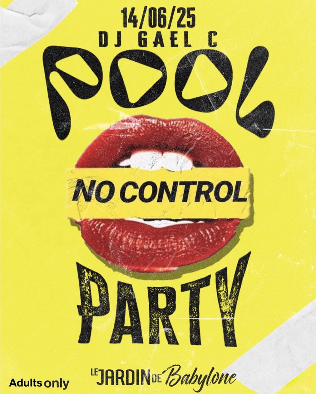 Visuel de l'événement Pool Party No control au Cap d'Agde