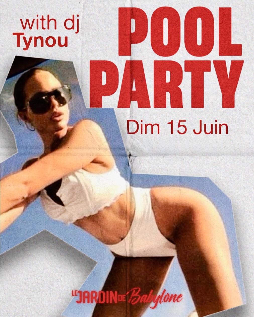 Visuel de l'événement POOL PARTY DJ Tynou au Cap d'Agde