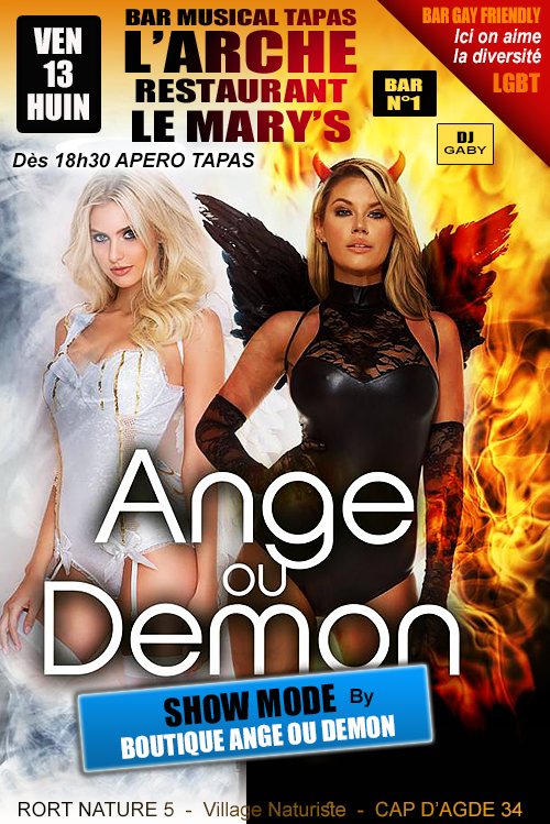 Visuel de l'événement Ange ou Démon au Cap d'Agde