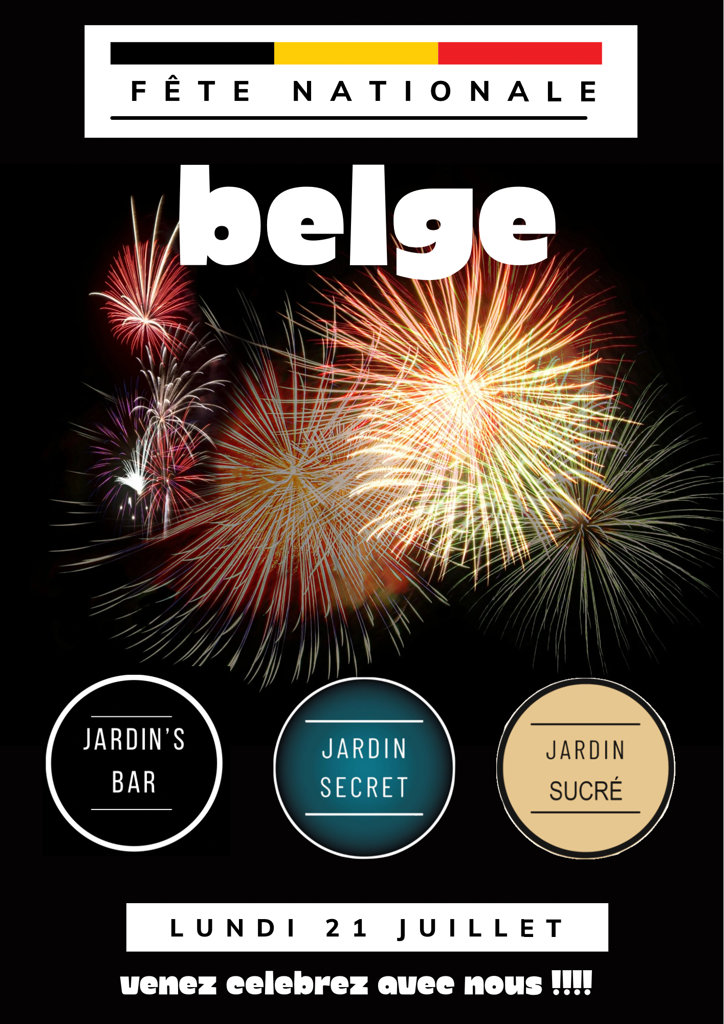 Visuel de l'événement Fête Nationale Belge au Cap d'Agde